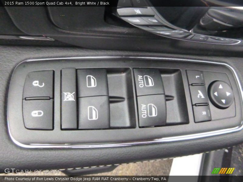 Bright White / Black 2015 Ram 1500 Sport Quad Cab 4x4