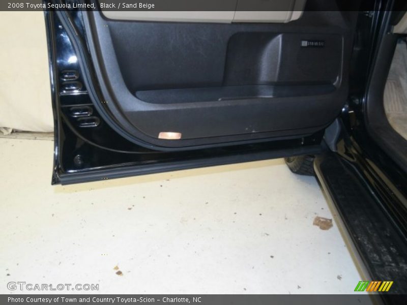 Black / Sand Beige 2008 Toyota Sequoia Limited