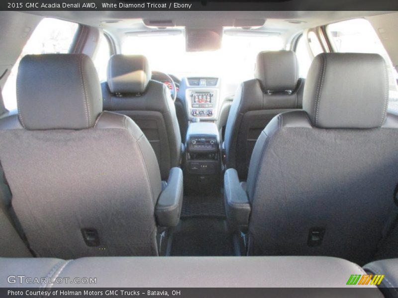 White Diamond Tricoat / Ebony 2015 GMC Acadia Denali AWD