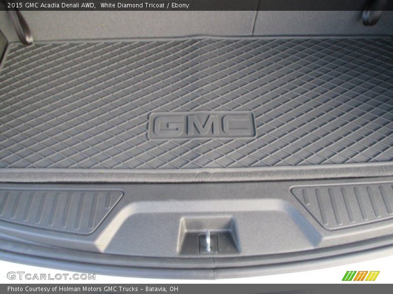 White Diamond Tricoat / Ebony 2015 GMC Acadia Denali AWD