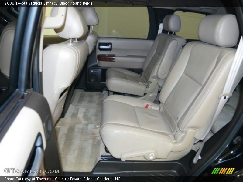 Black / Sand Beige 2008 Toyota Sequoia Limited