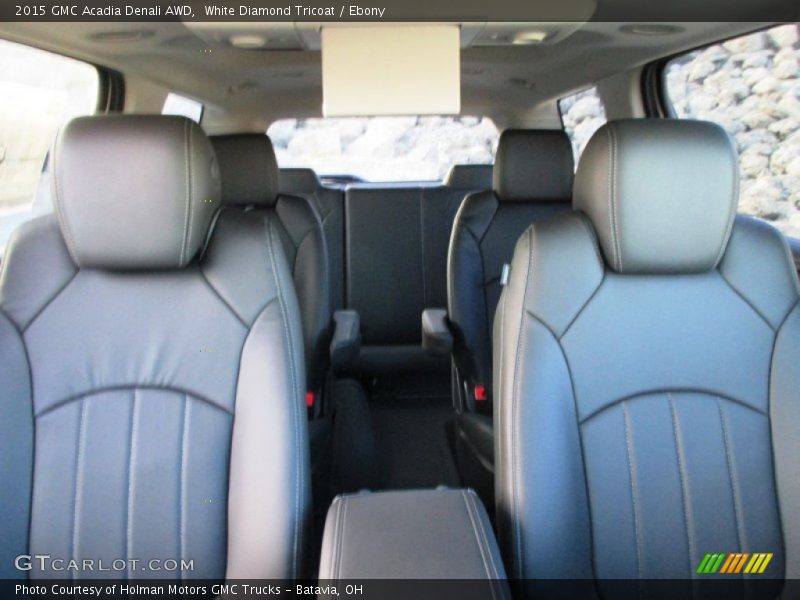 White Diamond Tricoat / Ebony 2015 GMC Acadia Denali AWD