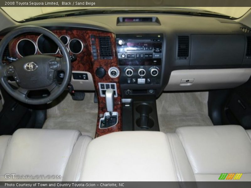 Black / Sand Beige 2008 Toyota Sequoia Limited