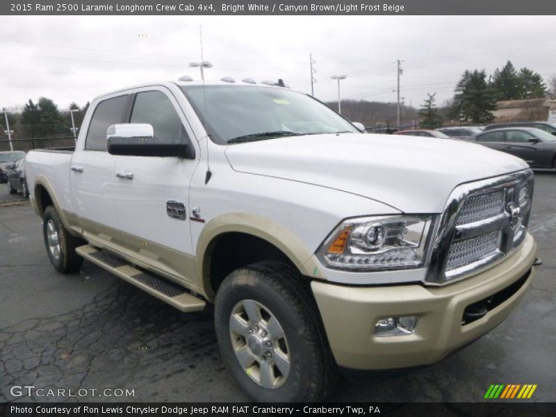 Front 3/4 View of 2015 2500 Laramie Longhorn Crew Cab 4x4