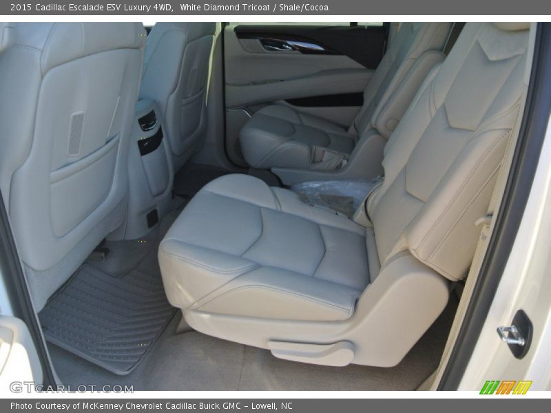 White Diamond Tricoat / Shale/Cocoa 2015 Cadillac Escalade ESV Luxury 4WD