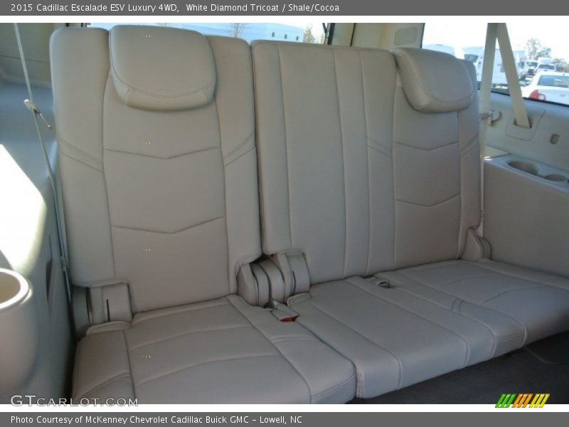 White Diamond Tricoat / Shale/Cocoa 2015 Cadillac Escalade ESV Luxury 4WD