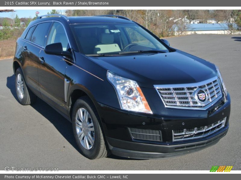 Black Raven / Shale/Brownstone 2015 Cadillac SRX Luxury