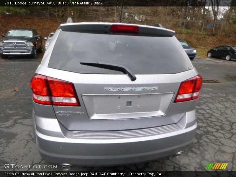 Billet Silver Metallic / Black 2015 Dodge Journey SE AWD