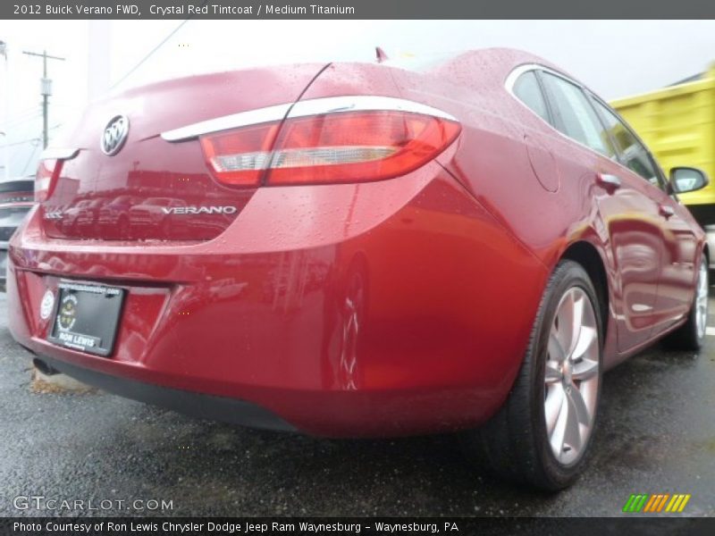 Crystal Red Tintcoat / Medium Titanium 2012 Buick Verano FWD