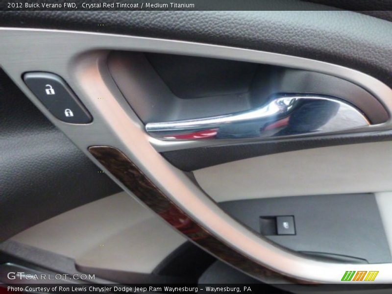 Crystal Red Tintcoat / Medium Titanium 2012 Buick Verano FWD