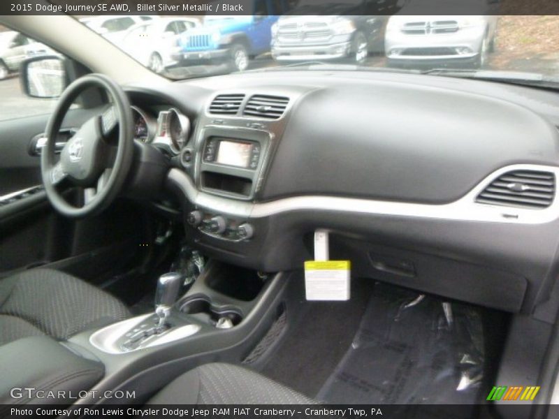 Billet Silver Metallic / Black 2015 Dodge Journey SE AWD