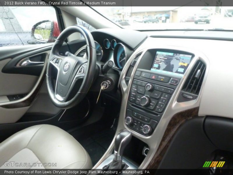 Crystal Red Tintcoat / Medium Titanium 2012 Buick Verano FWD