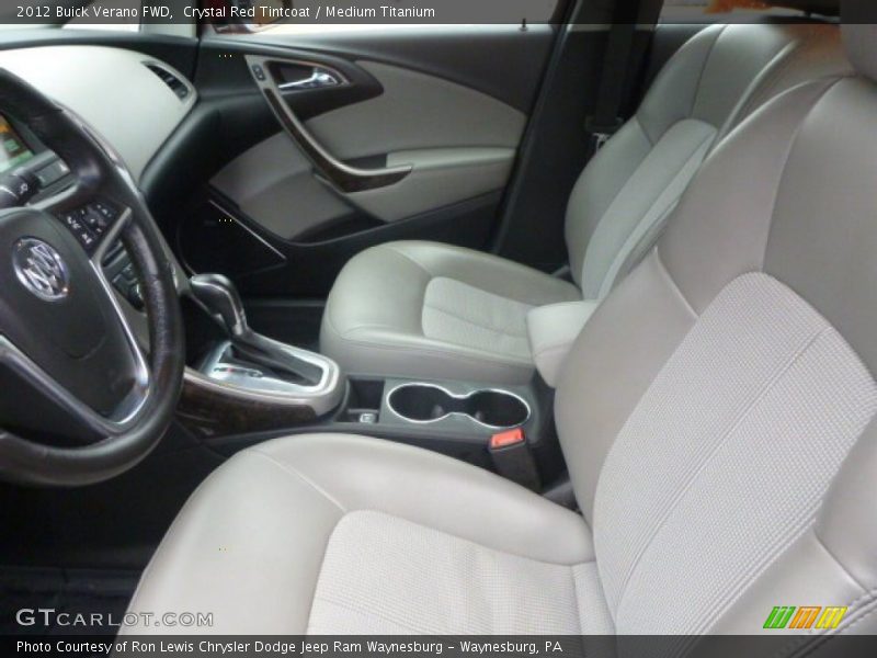 Crystal Red Tintcoat / Medium Titanium 2012 Buick Verano FWD