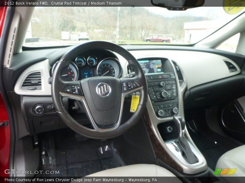 Crystal Red Tintcoat / Medium Titanium 2012 Buick Verano FWD