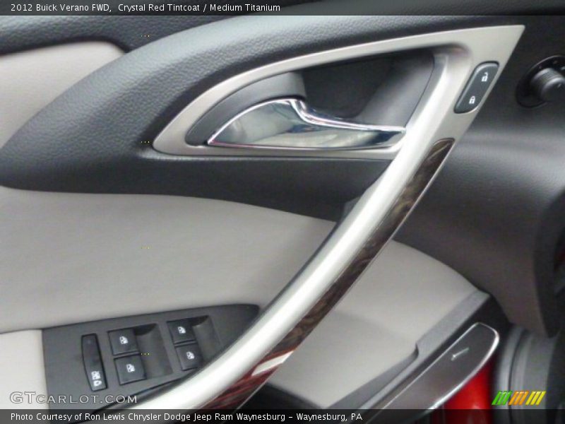 Crystal Red Tintcoat / Medium Titanium 2012 Buick Verano FWD