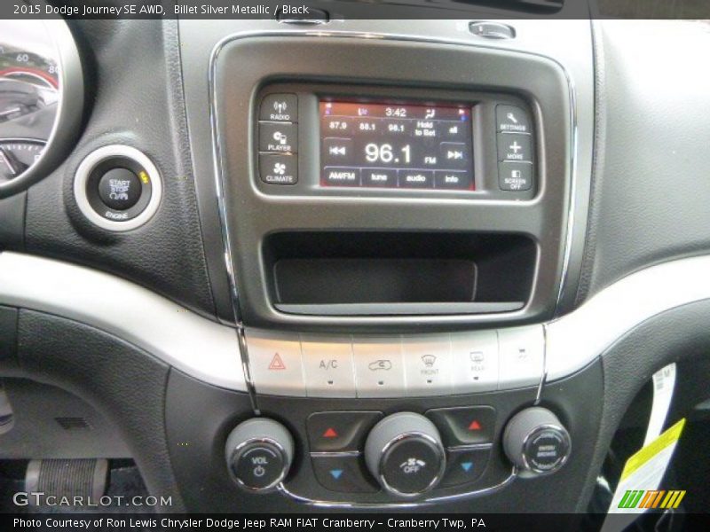 Billet Silver Metallic / Black 2015 Dodge Journey SE AWD