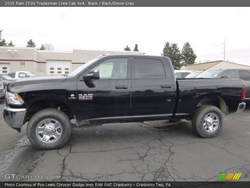 Black / Black/Diesel Gray 2015 Ram 2500 Tradesman Crew Cab 4x4