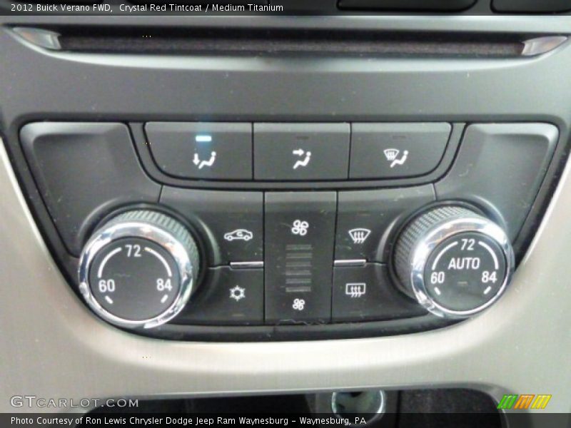 Crystal Red Tintcoat / Medium Titanium 2012 Buick Verano FWD