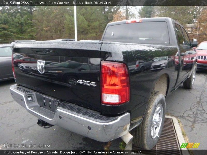 Black / Black/Diesel Gray 2015 Ram 2500 Tradesman Crew Cab 4x4