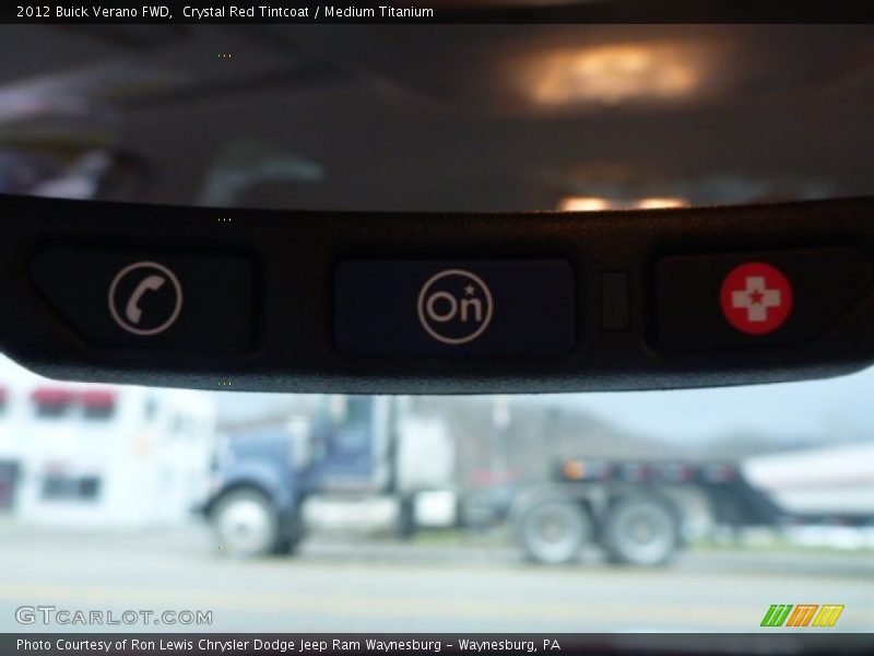 Crystal Red Tintcoat / Medium Titanium 2012 Buick Verano FWD
