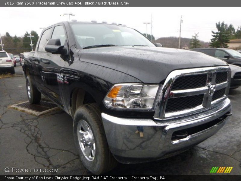 Black / Black/Diesel Gray 2015 Ram 2500 Tradesman Crew Cab 4x4