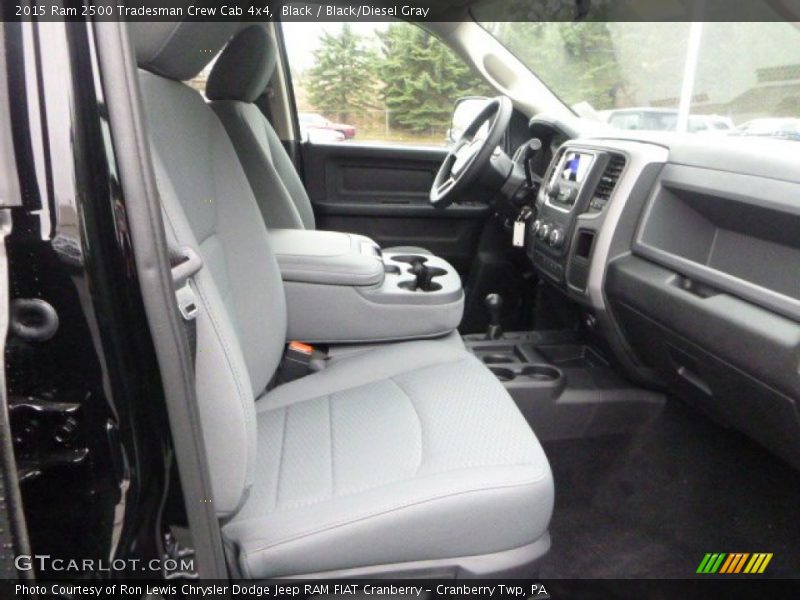 Black / Black/Diesel Gray 2015 Ram 2500 Tradesman Crew Cab 4x4