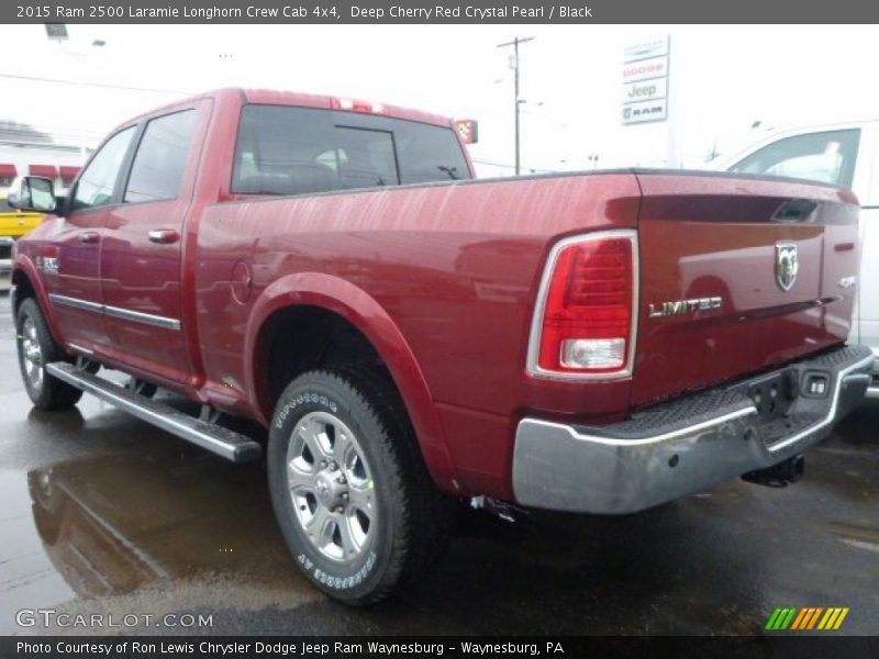 Deep Cherry Red Crystal Pearl / Black 2015 Ram 2500 Laramie Longhorn Crew Cab 4x4