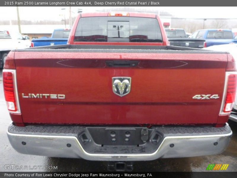 Deep Cherry Red Crystal Pearl / Black 2015 Ram 2500 Laramie Longhorn Crew Cab 4x4