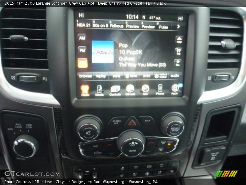 Deep Cherry Red Crystal Pearl / Black 2015 Ram 2500 Laramie Longhorn Crew Cab 4x4
