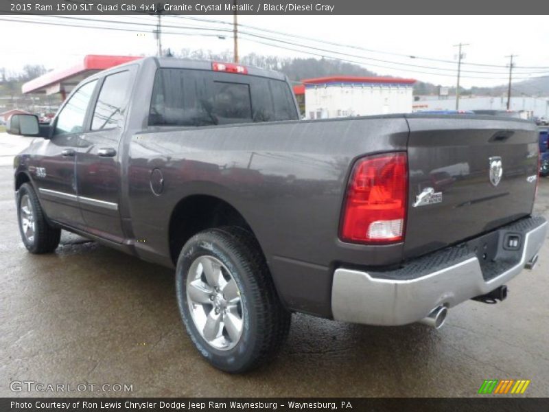 Granite Crystal Metallic / Black/Diesel Gray 2015 Ram 1500 SLT Quad Cab 4x4