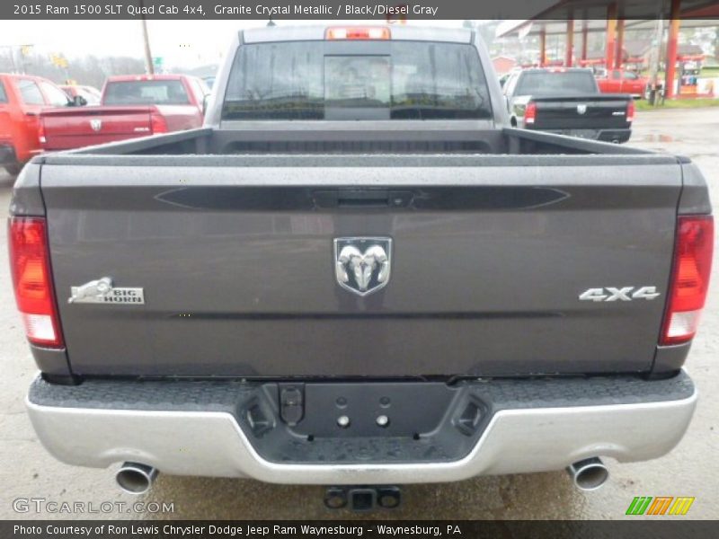 Granite Crystal Metallic / Black/Diesel Gray 2015 Ram 1500 SLT Quad Cab 4x4