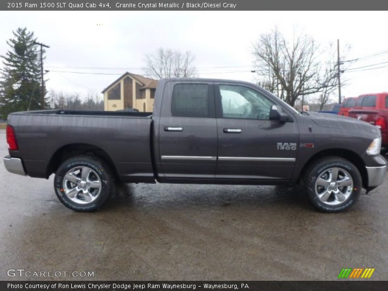Granite Crystal Metallic / Black/Diesel Gray 2015 Ram 1500 SLT Quad Cab 4x4