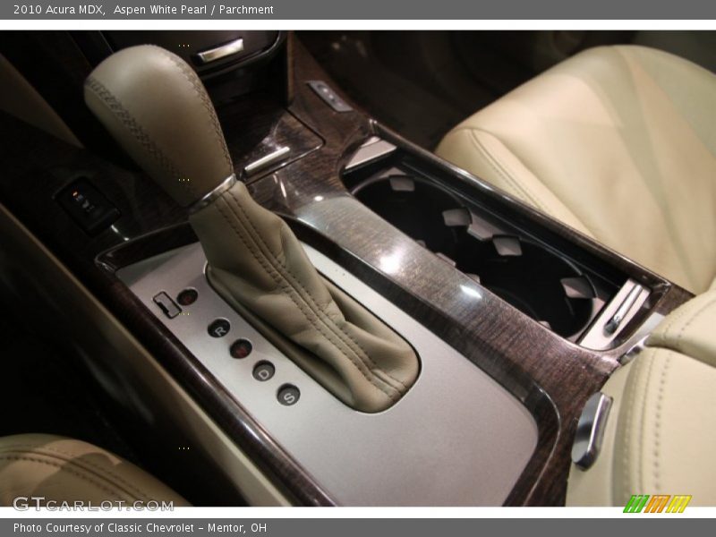 Aspen White Pearl / Parchment 2010 Acura MDX