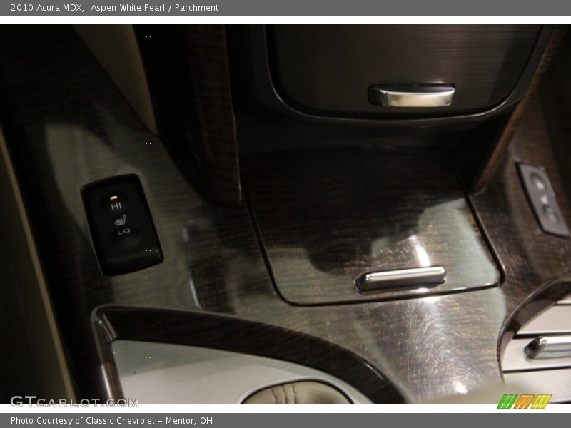 Aspen White Pearl / Parchment 2010 Acura MDX