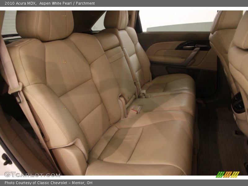 Aspen White Pearl / Parchment 2010 Acura MDX