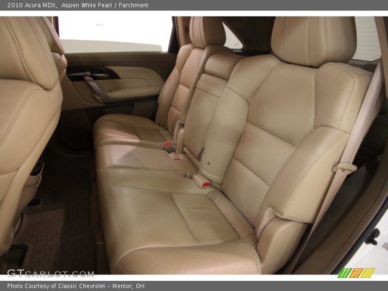 Aspen White Pearl / Parchment 2010 Acura MDX