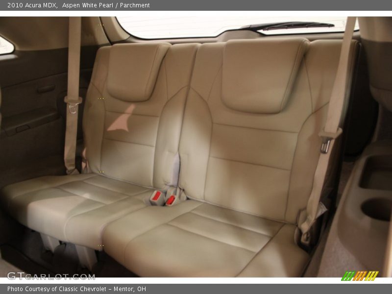 Aspen White Pearl / Parchment 2010 Acura MDX