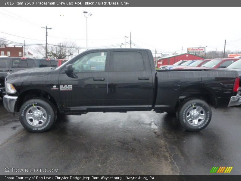 Black / Black/Diesel Gray 2015 Ram 2500 Tradesman Crew Cab 4x4