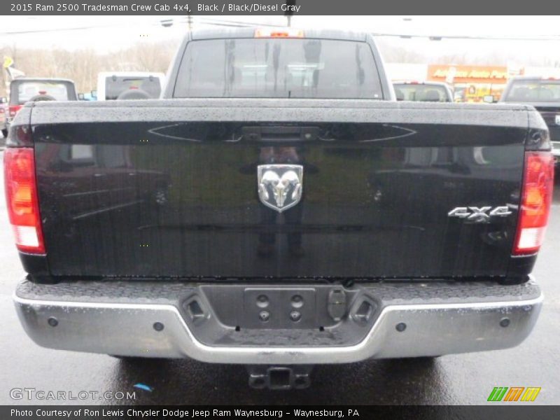 Black / Black/Diesel Gray 2015 Ram 2500 Tradesman Crew Cab 4x4