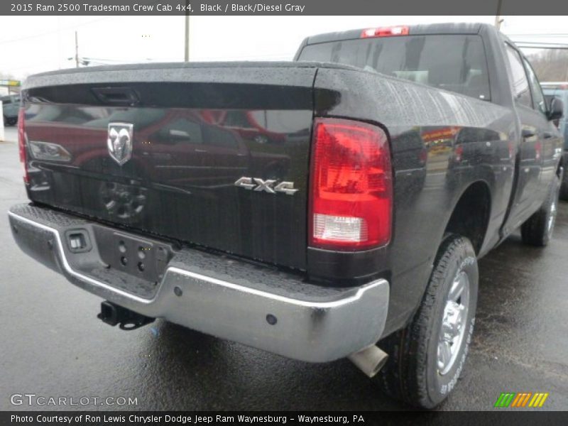 Black / Black/Diesel Gray 2015 Ram 2500 Tradesman Crew Cab 4x4