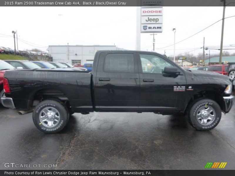 Black / Black/Diesel Gray 2015 Ram 2500 Tradesman Crew Cab 4x4