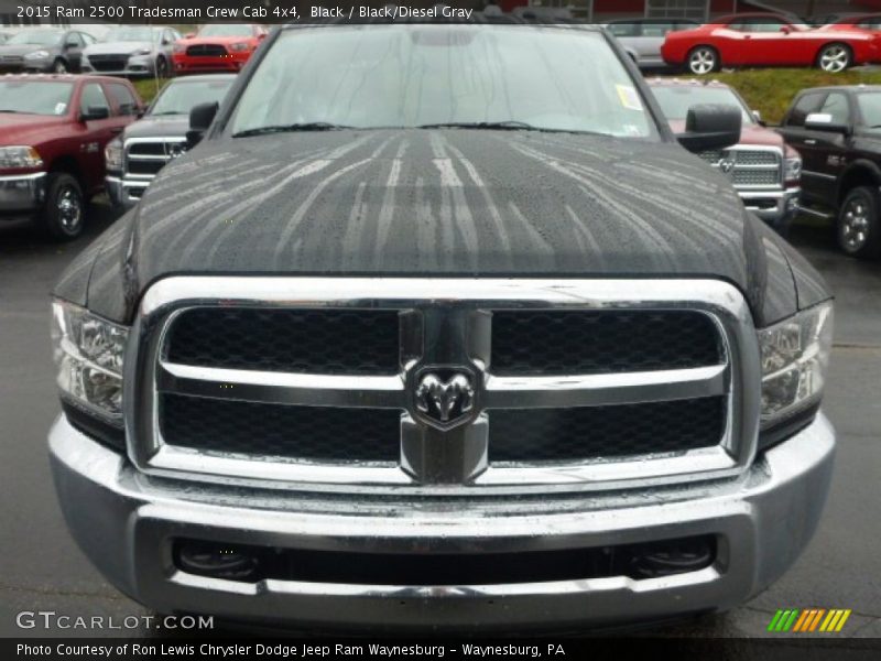 Black / Black/Diesel Gray 2015 Ram 2500 Tradesman Crew Cab 4x4