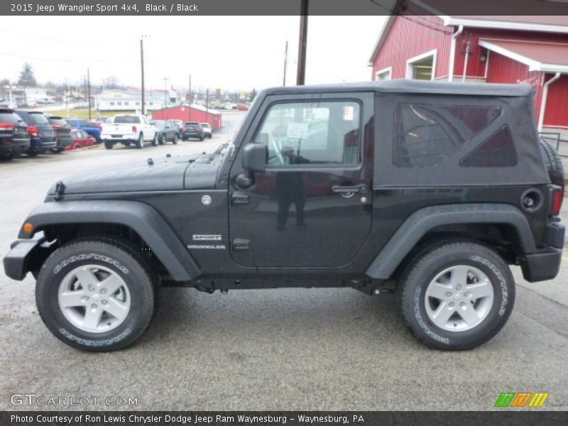 Black / Black 2015 Jeep Wrangler Sport 4x4