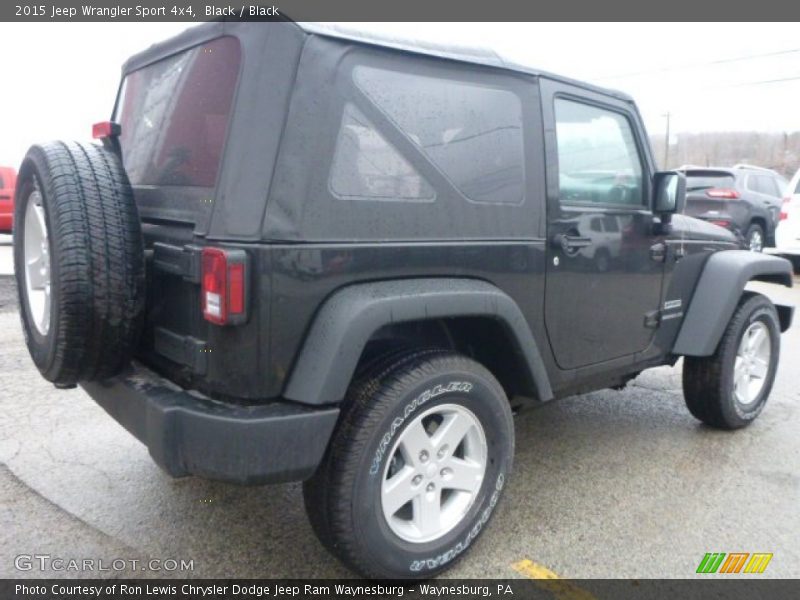 Black / Black 2015 Jeep Wrangler Sport 4x4