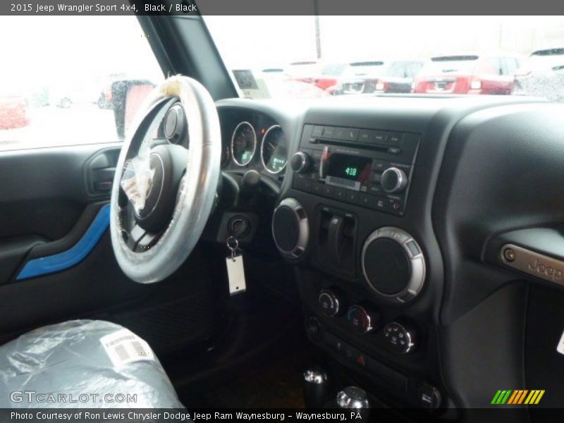 Black / Black 2015 Jeep Wrangler Sport 4x4