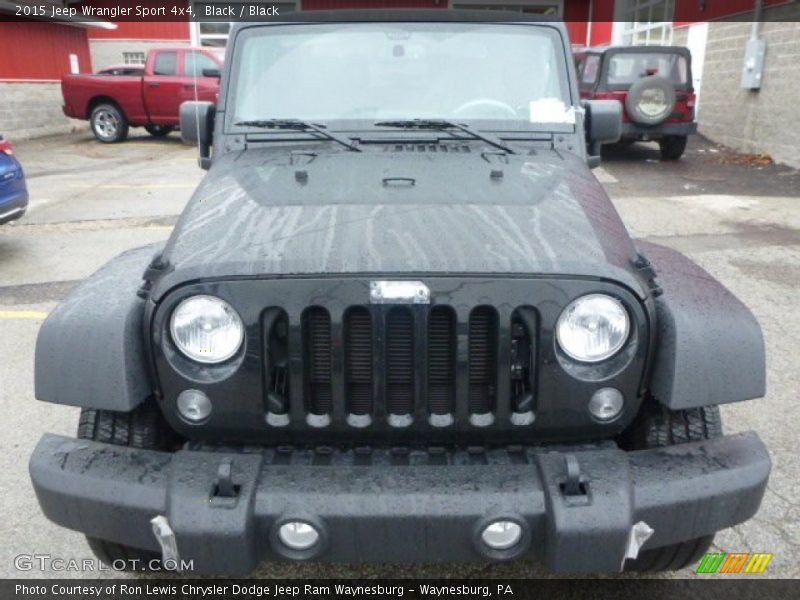 Black / Black 2015 Jeep Wrangler Sport 4x4