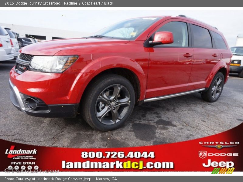 Redline 2 Coat Pearl / Black 2015 Dodge Journey Crossroad