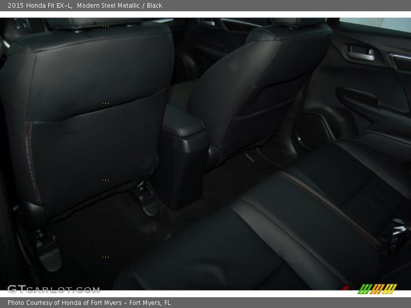 Modern Steel Metallic / Black 2015 Honda Fit EX-L