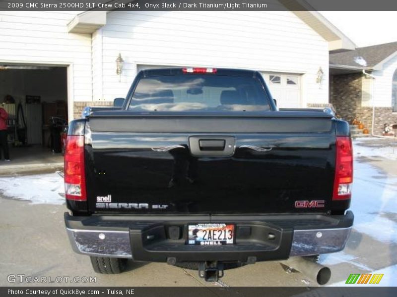 Onyx Black / Dark Titanium/Light Titanium 2009 GMC Sierra 2500HD SLT Crew Cab 4x4