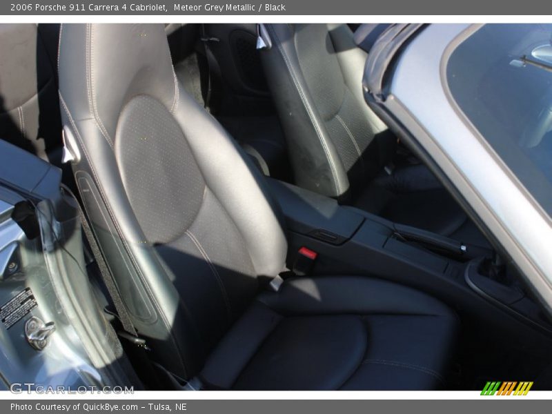 Meteor Grey Metallic / Black 2006 Porsche 911 Carrera 4 Cabriolet
